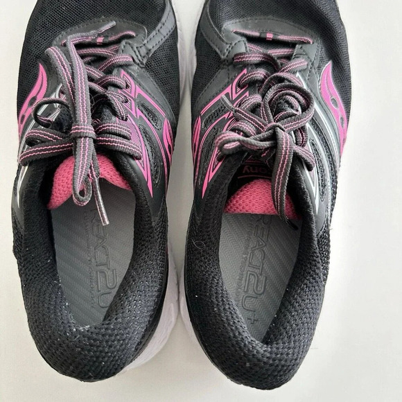 Saucony Women's Cohesion 13 Running Shoe Size 9 W Black - Picture 8 of 9